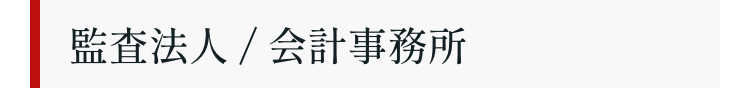 監査法人 / 会計事務所